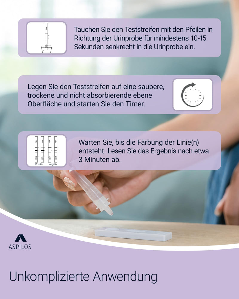Aspilos menopause rapid test - menopause hormone test for home - quick results - reliable & precise - medical tests with laboratory quality - NewNest Australia