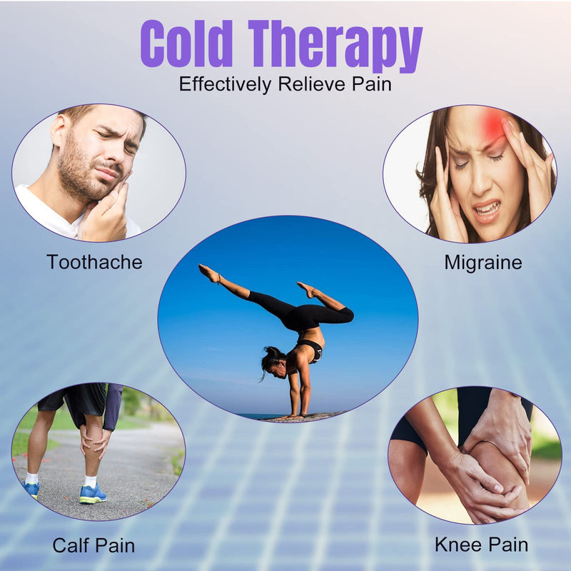 Ice Pack for Injuries, Reusable Gel Ice Pad with Adjustable Wrap, Flexible No Leaked Hot Cold Compress for Pain Relief, Easy to Use Cold Therapy Packs for Knee, Ankle, Hip, Back Pain - NewNest Australia