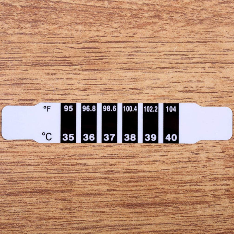 Healifty 3Pcs Thermometer Strip Fever Thermometer Forehead Head Reusable Thermometer Strip Color Changing Sticker Temperature Measurement Children Baby Adults As Shown - NewNest Australia