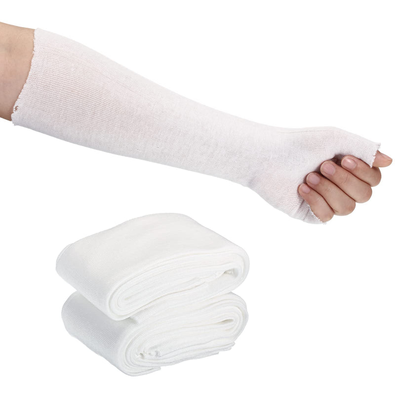 Tubular Stockinette Tubing Cotton Stockinette for Pre Wrap Use Elastic Arm Cast Stockinette for Arm Wrist Thumb Spica Stockinette Tubing Soft Wrist Arm Wraps (10 Pcs, 3.14 x 11.8 Inch) - NewNest Australia