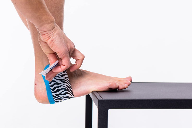 Curetape Kinesiotapes | Waterproof & Elastic Kinesiology Tape | Skin-Friendly Kinesio Tape | Latex-Free & Hypoallergenic | Sports Tape For Injuries & Complaints | 5Cm X 5M | Zebra - NewNest Australia