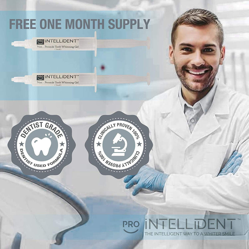 Teeth Whitening Kit Refills | Pro Intellident Advanced Gel & Stain Remover | Longer Lasting Results Than Whitening Strips or Activated Charcoal | Ideal Tooth Whitener for Sensitive Teeth - NewNest Australia