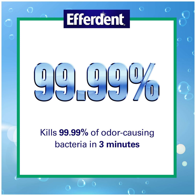 Efferdent Denture Cleanser Tablets, Fresh & Clean, White Minty 44 Count (Pack of 1) 44 Count (Pack of 1) - NewNest Australia
