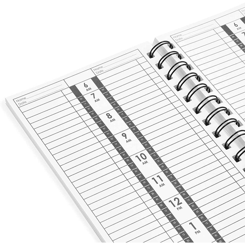 Salon Appointment Book, Marble Design (13.5 x 5 in, 200 Pages) - NewNest Australia