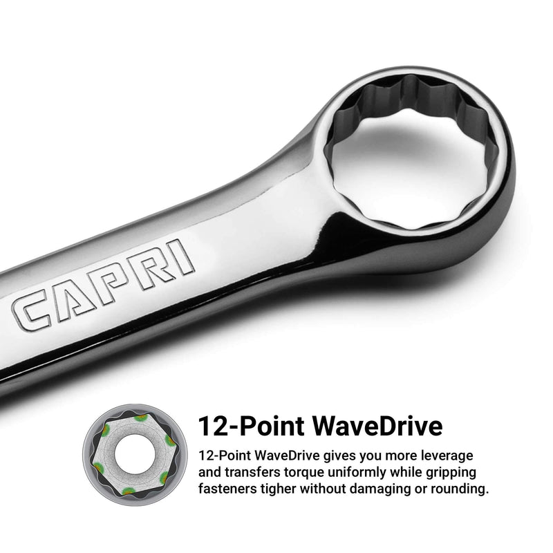 Capri Tools 15 mm Combination Wrench, 12 Point, Metric, Chrome (1-1315) - NewNest Australia