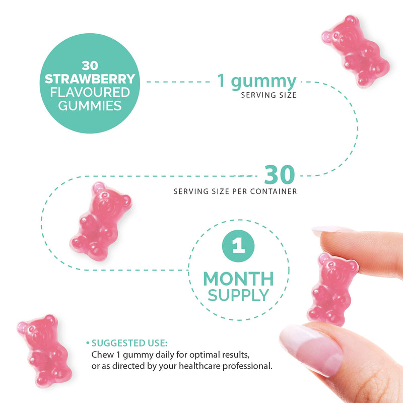 Calcium Gummies for Kids - Healthy Bones & Teeth - Vegetarian - 1 Month Supply – Chewable Childrens Calcium Supplement – 30 Chewable Kids Vitamins – Infused with Vitamin D & K2- by Novomins - NewNest Australia