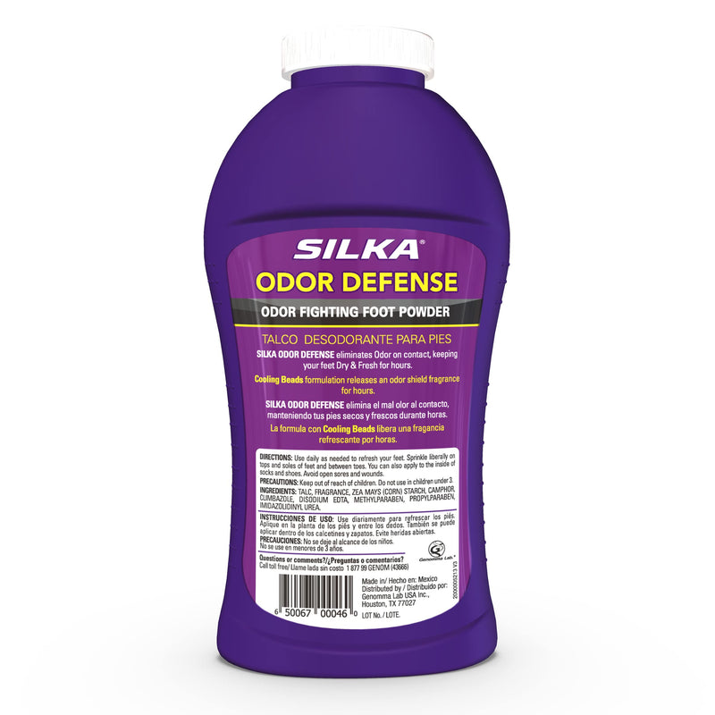 SILKA Odor Fighting Foot Powder, 6 Ounce - NewNest Australia