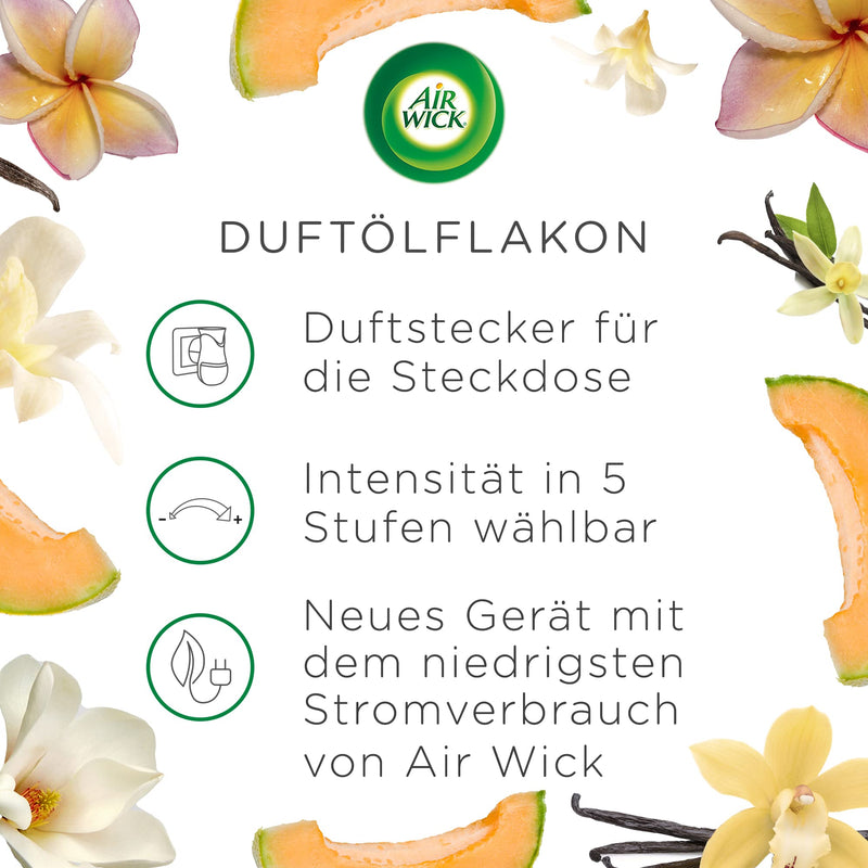 Air Wick Fragrance Oil Bottle Refill Set Summer Fun - Floral Fresh Room Fragrance With Natural Essential Oils - Set Of 3 Fragrance Oil - Plastic-Free Packaging - NewNest Australia