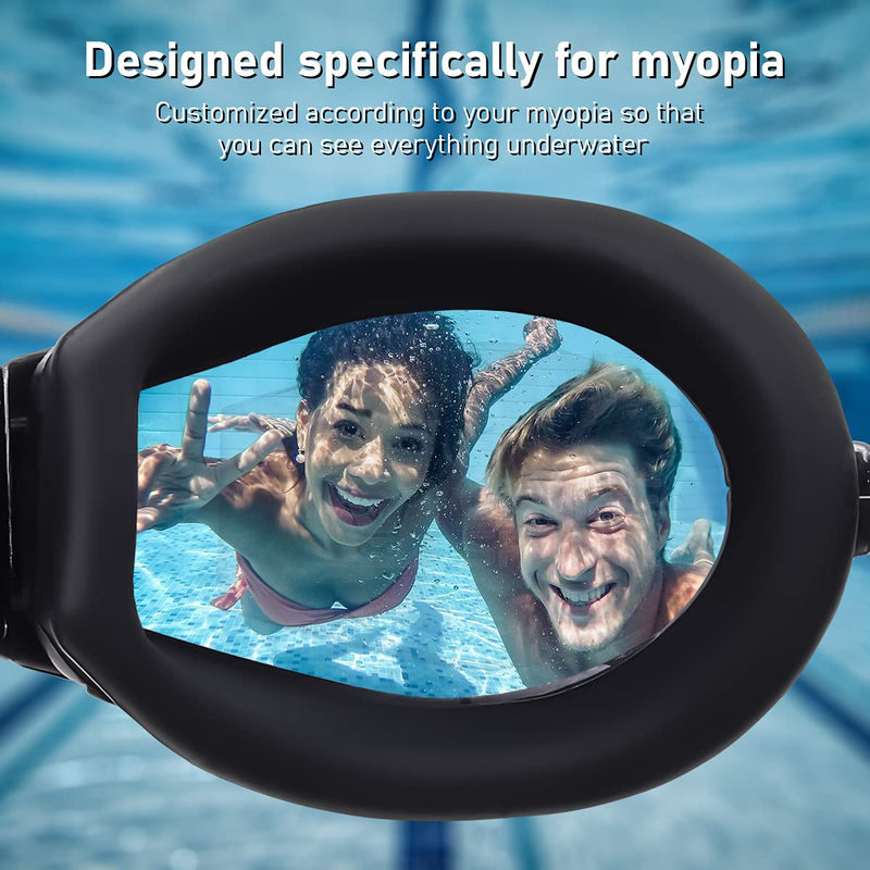 Short Sighted Swim Goggles, Swimming Goggles, Short Sighted Swimming Goggles for Men Women [-2.5] - NewNest Australia
