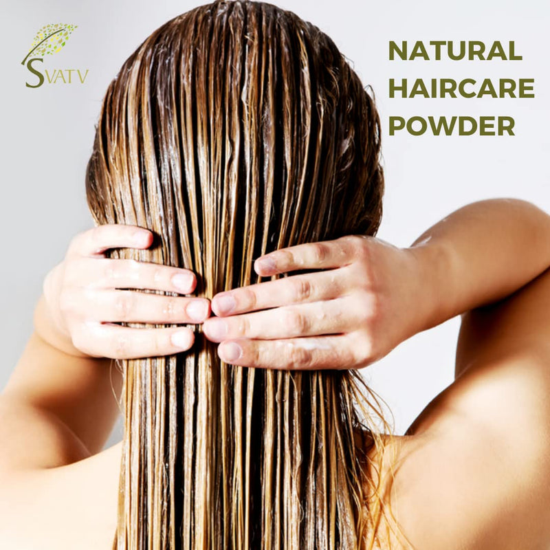 SVATV Shikakai Powder (Acacia Concinna) Natural Hair Growth & Ayurvedic Hair Mask Strengthens and Repairs Damage Hair for Men and Women Natural Hair Care Products - 227grams - NewNest Australia