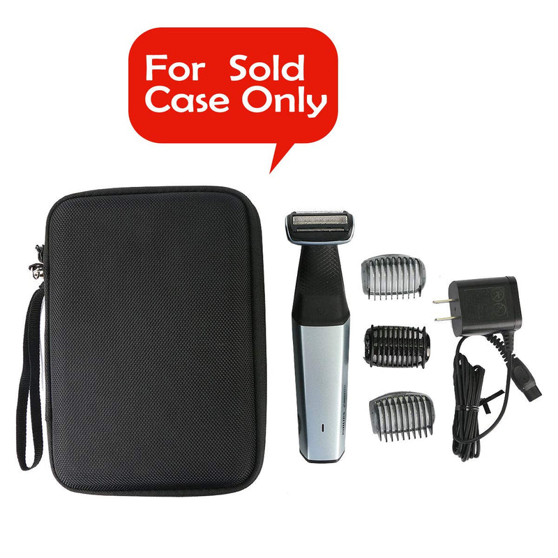 Khanka Hard Bag Case for Philips Bodygroom BG5020/BG3015/BG3010/BG7025 Series 7000 5000 3000 Attachment Back Hair Removal. (Black and White) Black and white - NewNest Australia