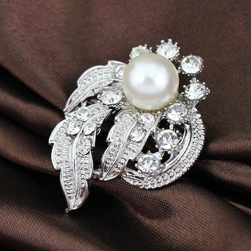 Ezing Lot 24pc Shining Rhinestone Crystal Brooches Pins DIY Wedding Bouquet Kit A - NewNest Australia