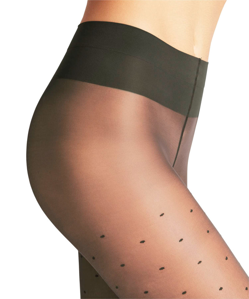 Falke Women'S Dot Vitalize 20 Den Tights Transparent Compression Pressure-Free Comfort Waistband For Short Trips And Long Sitting Dotted Fine Soft Material 1 Piece - NewNest Australia