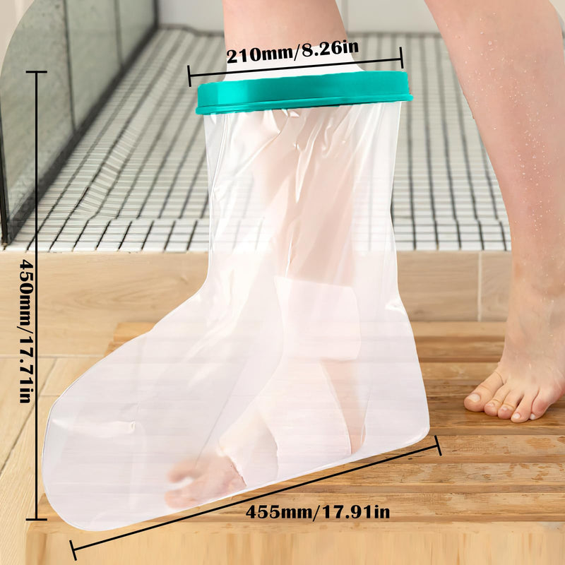 TNSLAND Leg Shower Protector Adults, Bandage Protection Waterproof for Broken Toe Ankle Burning Reusable Plaster Shower Protector Leg Keep Wound Bandages Dry While Bathing - NewNest Australia