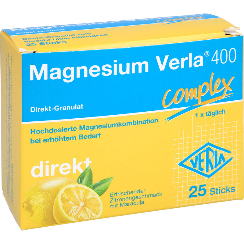 Magnesium Verla 400 direct granules, 25 pieces - NewNest Australia