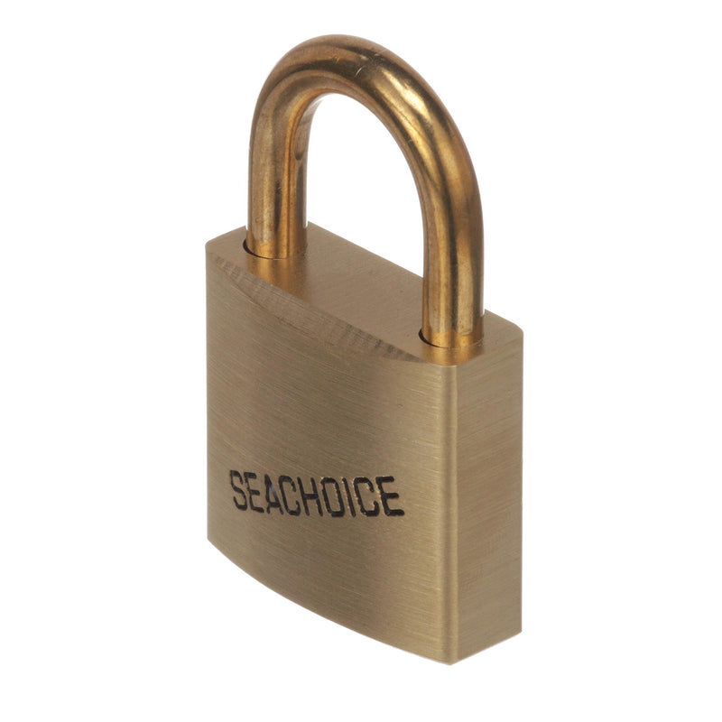 Seachoice 37211 Solid Brass Padlock with Engraved Seachoice Logo – Includes 2 Keys - NewNest Australia