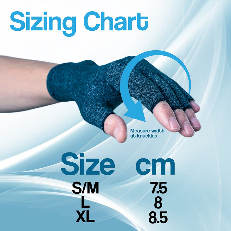Hotcakes Compression Gloves for Arthritis Pain Relief-Snug Elastic Arthritis Gloves for Women and Men Offers Hand Support for Carpal Tunnel, Raynauds and Provide Arthritis Relief for Hands GREY M - NewNest Australia