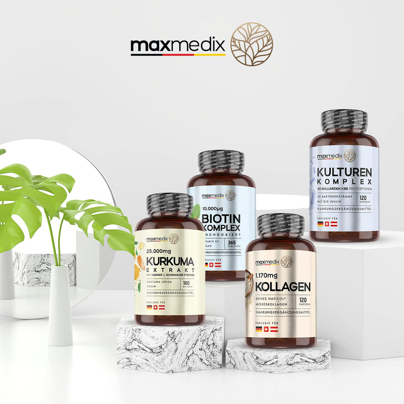 Collagen Capsules - 120 Pure Marine Collagen Capsules - 1,170 Mg Naticol Collagen Hydrolysate Type1 - Laboratory Tested In Germany By Agrolab - Fish Collagen - Collagen Protein Powder By Maxmedix - NewNest Australia