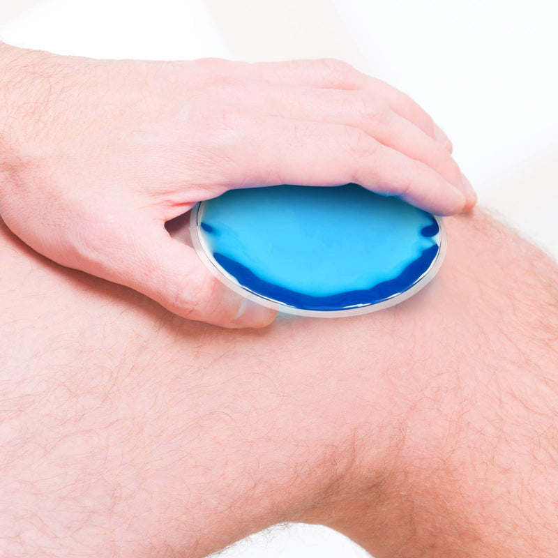 umorismo 10 Pcs Gel Ice Packs Ice Pads Small Hot Cold Compress Ice Bag Reusable for Kids Adult Injuries, Beauty, Wisdom Teeth, Pain Relief, Toothaches, Eye, Fever(10 Round) 10 (Round） - NewNest Australia