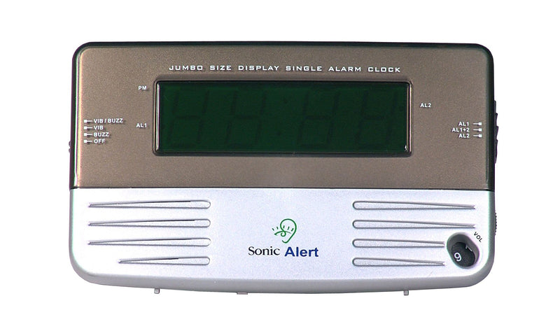 NewNest Australia - Sonic Alert SB200SS Alarm Clock, Battery Backup | Wake with a Shake, Multicolored 