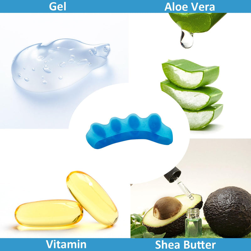 Toe spreader to correct your toes 6 pieces for 5 toe separation and relaxation, toe separator for overlapping hallux valgus toe bunions hammer toes, toe spacer bunion corrector - NewNest Australia
