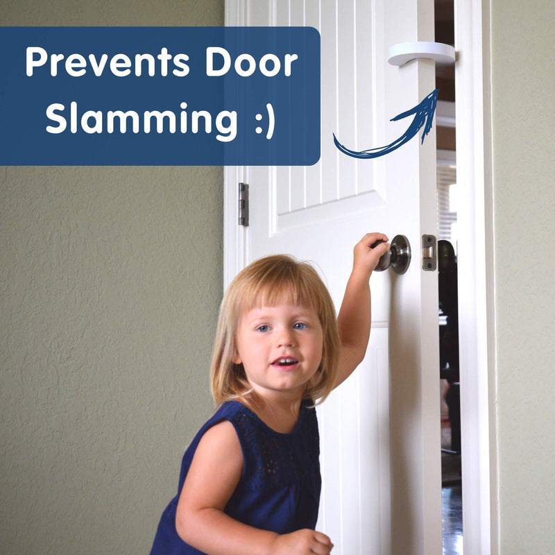 Wittle Finger Pinch Guard - 2pk. Child Proofing Doors Made Easy with Soft Yet Durable Foam Door Stopper. Prevents Finger Pinch Injuries, Slamming Doors, and Baby or Pet from Getting Locked in Room - NewNest Australia