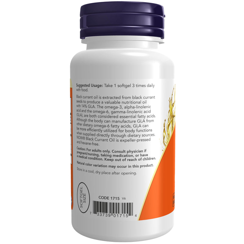500mg Black Currant Oil 100 Softgels - NewNest Australia