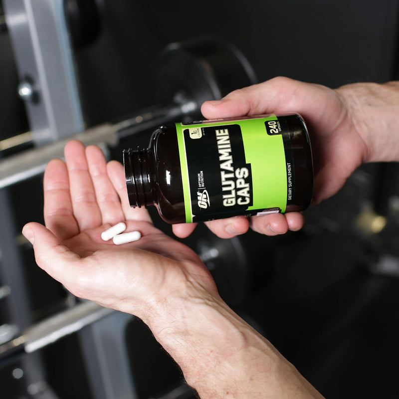 Optimum Nutrition L-Glutamine Muscle Recovery Capsules, 1000mg, 240 Count (Package May Vary) - NewNest Australia