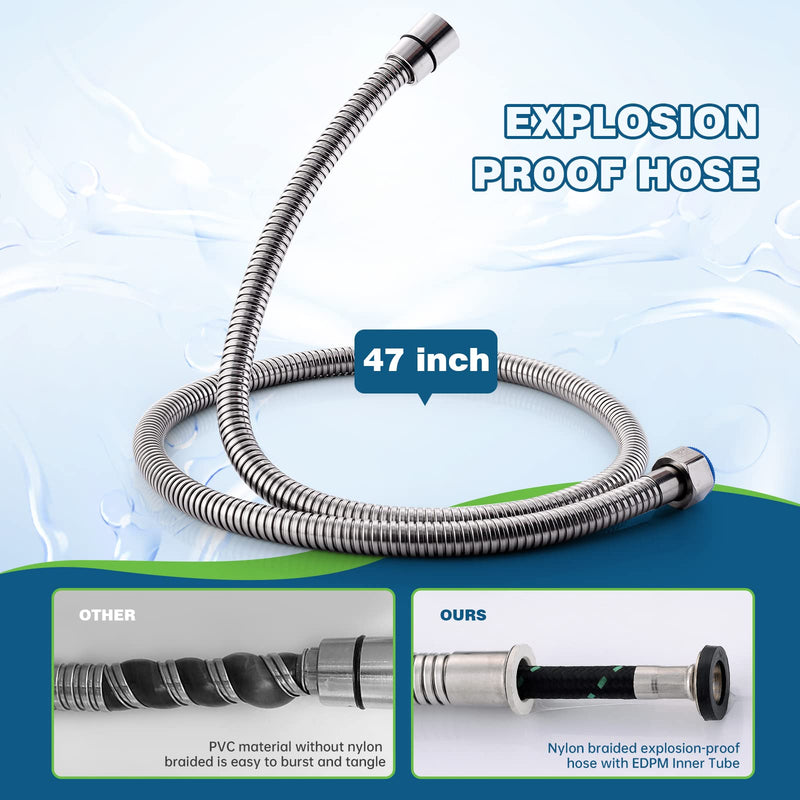 Handheld Bidet Sprayer for Toilet, Fekivasy Bidet Sprayer Muslim Shower Bathroom Water Spray Jet Spray Diaper Sprayer Feminine Hygiene Cleaning Premium Stainless Steel - NewNest Australia