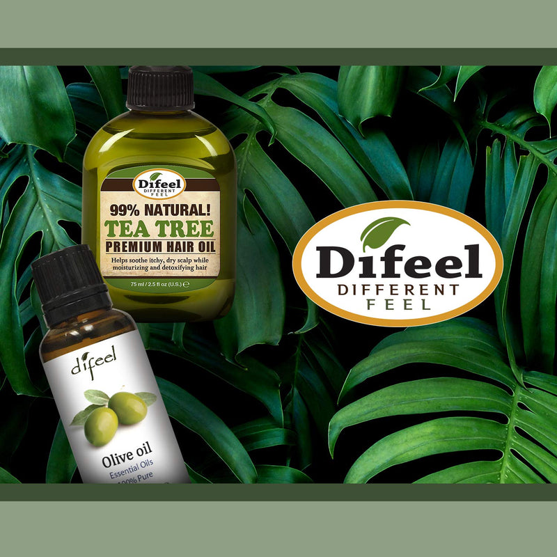 Difeel Premium Natural Hair Oil - Peppermint Oil, For Dry & Flaky Scalp, Cools & Refreshes Hair, Leaves Hair Shiny & Soft, Provides Immediate & Long Lasting Benefits For Hair & Skin 235 ml - NewNest Australia