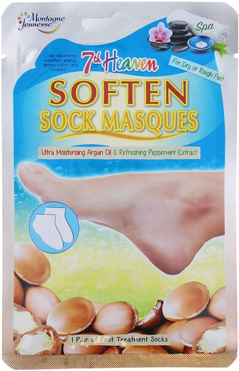 7th Heaven Soften Sock Masque 1 Pair - NewNest Australia