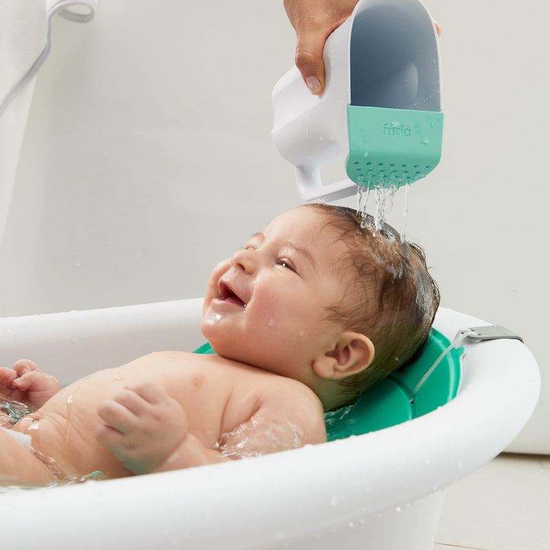 Control The Flow Rinser by Frida Baby Bath Time Rinse Cup with Easy Grip Handle and Removable Rain Shower - NewNest Australia