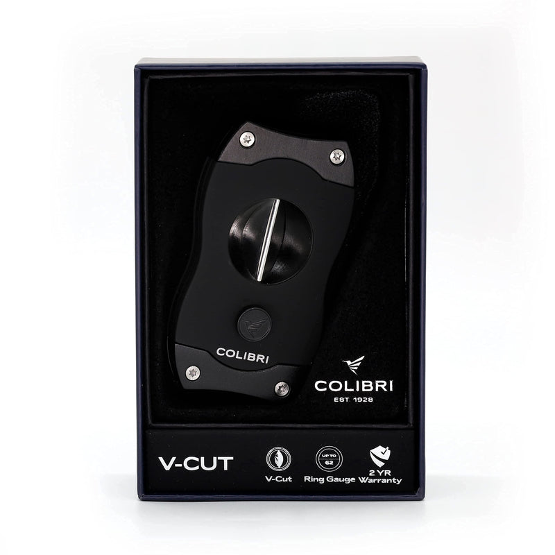 Colibri V-Cut Cigar Cutter, Black - NewNest Australia
