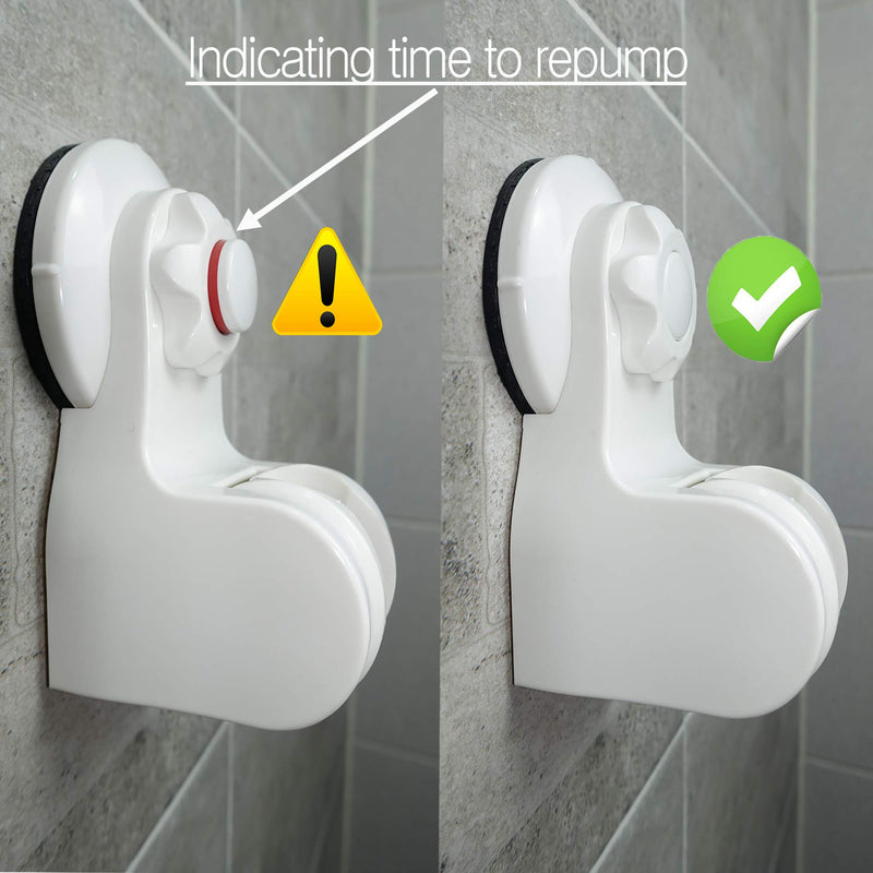 Pump&fix 45 Degrees Adjustable Handheld Shower Head Holder Suction Cup Wall Mount Bracket - NewNest Australia