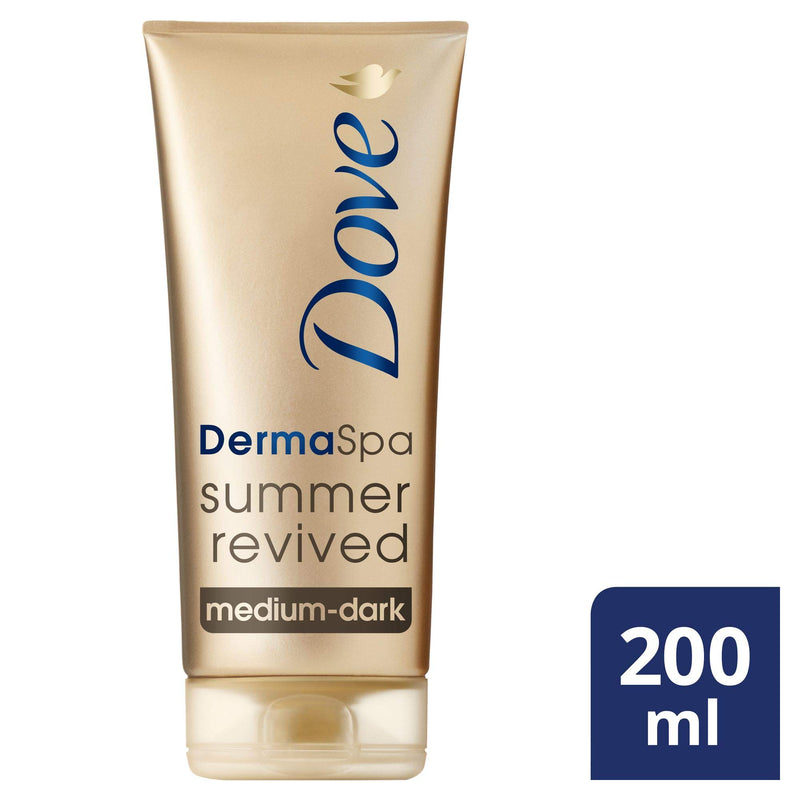 Dove DermaSpa Summer Revived Medium to Dark Self Tanning Body Lotion 200ml - NewNest Australia