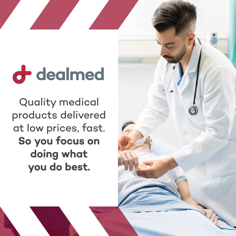 Dealmed 4" Alcohol Swabsticks – 3 Swabs/Pkg, 25 Pkgs/Box, Individually Sealed Packets, Alcohol Swabs Perfect for Portable First Aid Kits - NewNest Australia