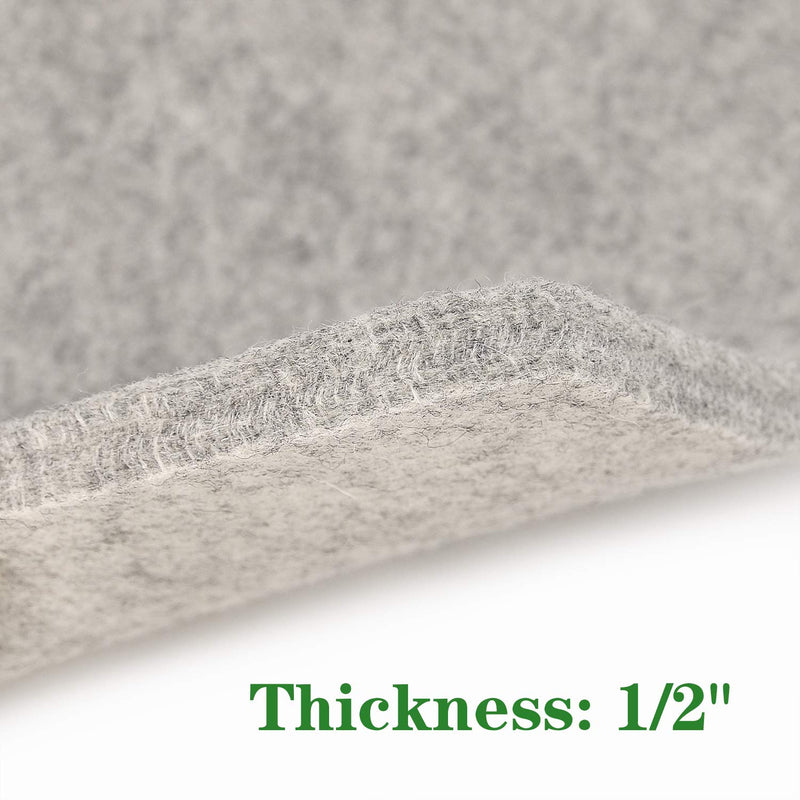 Tidy Monster 13.5''x13.5'' Wool Pressing Mat for Quilting, 100% Wool from New Zealand, Portable Felted Wool Ironing Mat 13.5''x13.5'' - NewNest Australia