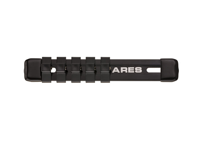 ARES 70238-3/8-Inch Drive Black 6-Inch Socket Organizer - Aluminum Rail Stores up to 5 Sockets and Keeps Your Tool Box Organized 3/8" Drive 6" Aluminum Socket Rail - NewNest Australia