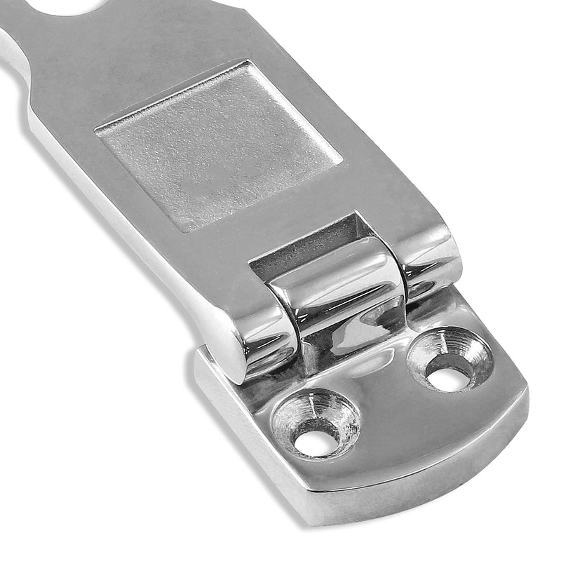 Bonsicoky Marine Grade 316 Stainless Steel Door Hasps, 3 Inch Heavy Duty Swivel Safety Hasp with Turning Padlock Eye Mount 1 Piece - NewNest Australia