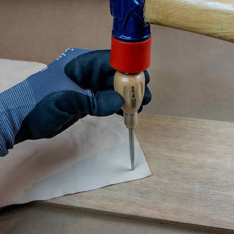General Tools Scratch Awl Tool with Hardwood Handle - Scribe, Layout Work, & Piercing Wood - Alloy Steel Blade 1 - NewNest Australia