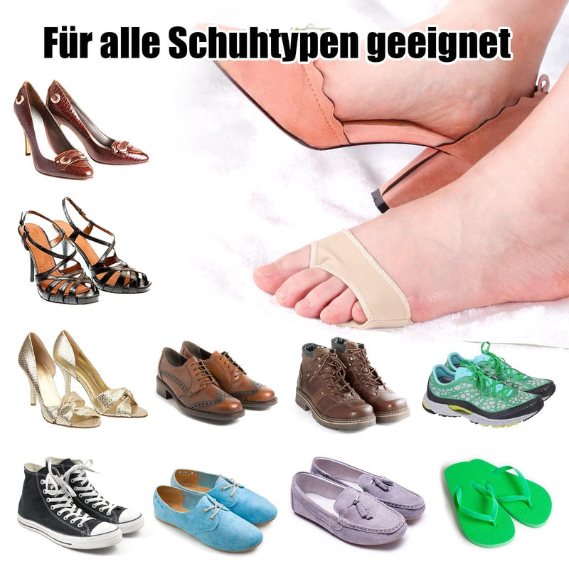 Pairs Metatarsal Pad Foot Pads Forefoot Pads Soft Ball of the Foot Cushions Forefoot Pads Bunion Cushions Soft Metatarsal Pads Fabric Forefoot Pads Metatarsal Pads (2 Black 2 Flesh) 2 Black 2 Flesh - NewNest Australia