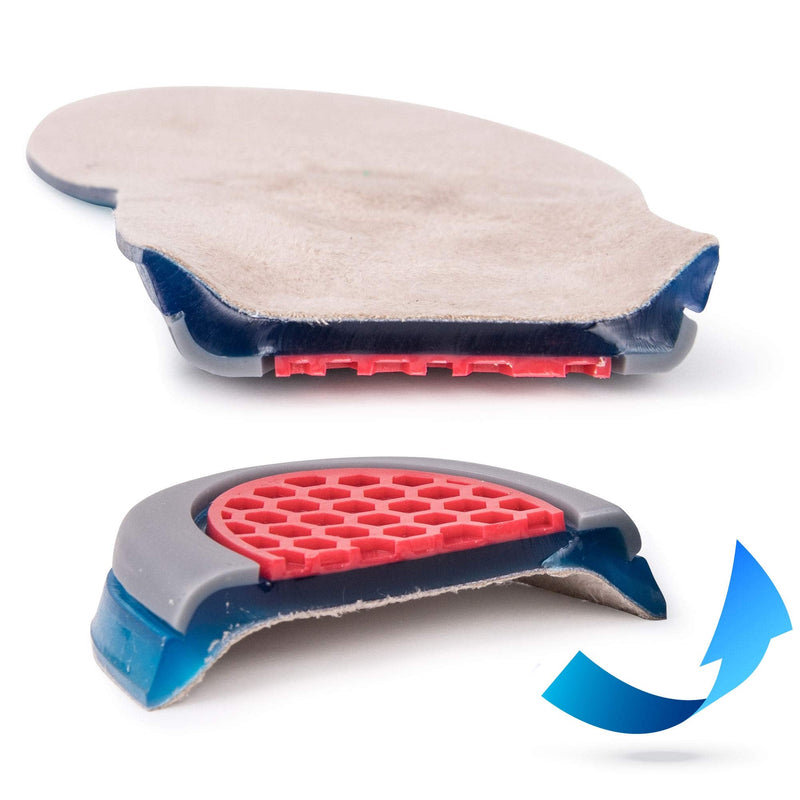 SULPO Plantar Fasciitis & Heel Spurs Insoles - Silicone Shoe Insoles for Men & Women - Ideal for Sports, Office, Work, Daily Life, Hiking (40-41 EU / 5.5-7 UK (S)) 40-41 EU / 5,5-7 UK (S) - NewNest Australia
