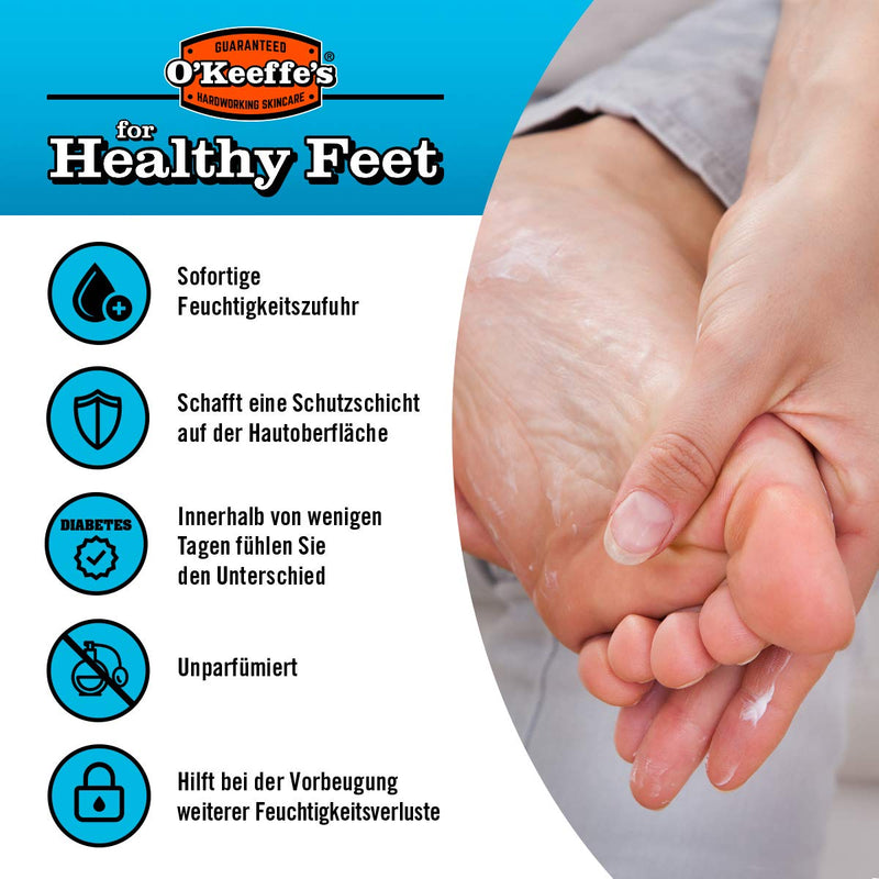 O'Keeffe's Healthy Feet Foot Cream, 80 ml - NewNest Australia