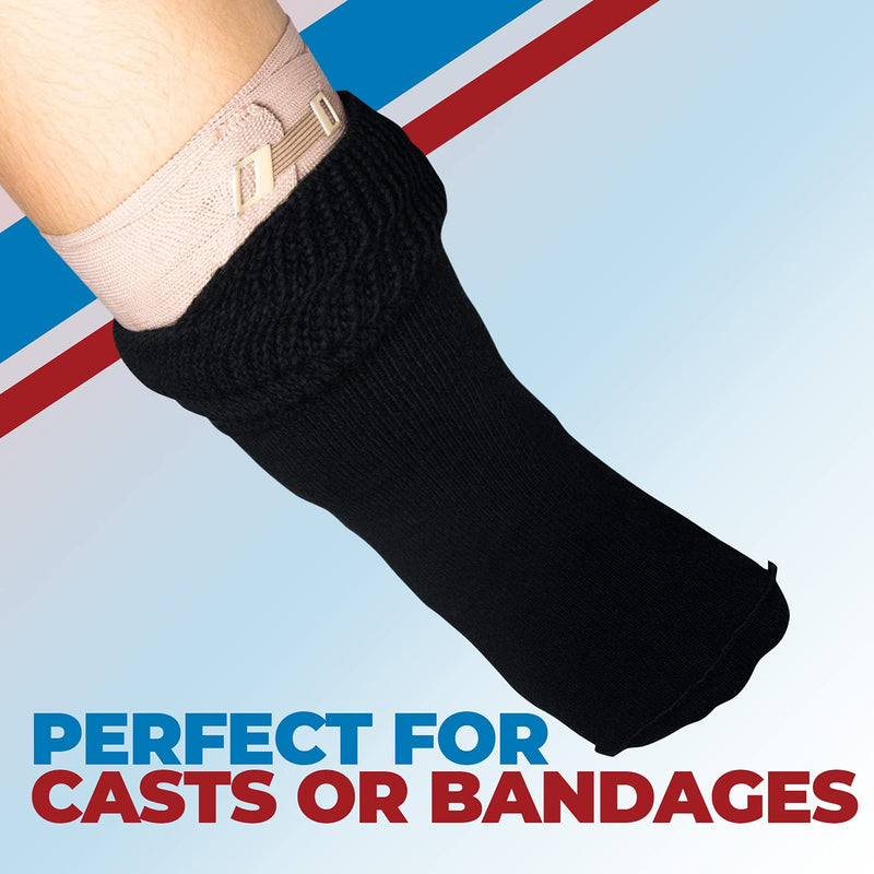 Extra Wide Socks for Swollen Feet, Extra Wide Bariatric Socks, Non Slip Cast Sock, Diabetic Edema Socks, Hospital Socks, Swollen Feet Socks Women, Extra Wide Mens Socks, Edema Socks, Lymphedema Socks - NewNest Australia