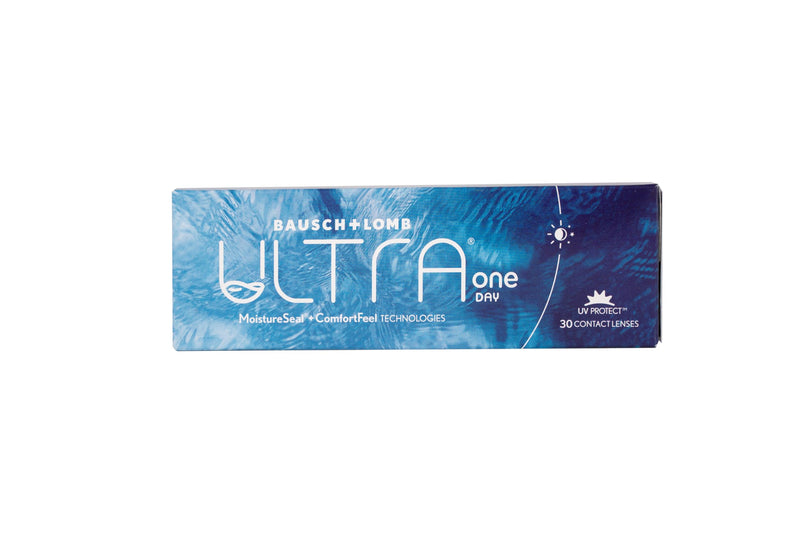 Bausch + Lomb ULTRA ONE DAY, spherical daily lenses, premium soft contact lenses, 30 pieces, / BC 8.6 mm / DIA 14.2 / -1.25 diopters -1.25 diopters 8.6 millimeters 14.2 millimeters - NewNest Australia