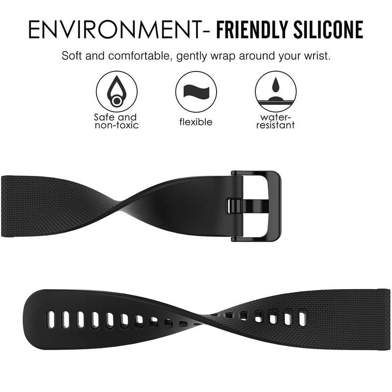 Band for Garmin Vivoactive 4, Soft Silicone Replacement Watch Band for Garmin Vivoactive 4/Venu 2/Vivomove HR Premium Style/ Polar Grit X/Vantage M/Vantage M2 (No Tracker, Replacement Bands Only) 10PCS Bands - NewNest Australia