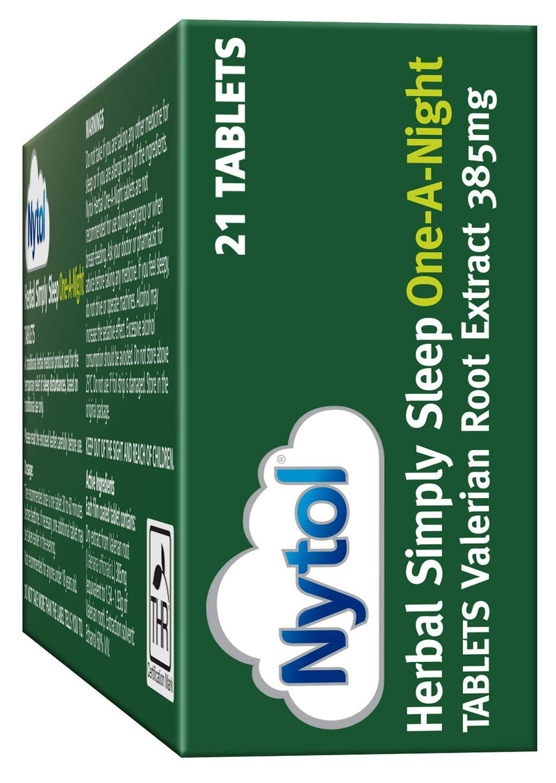 Nytol Herbal Simply Sleep One A Night Tablets - Herbal Remedy with natural active ingredients used to aid restful sleep - 21 Count (Pack of 1) - NewNest Australia