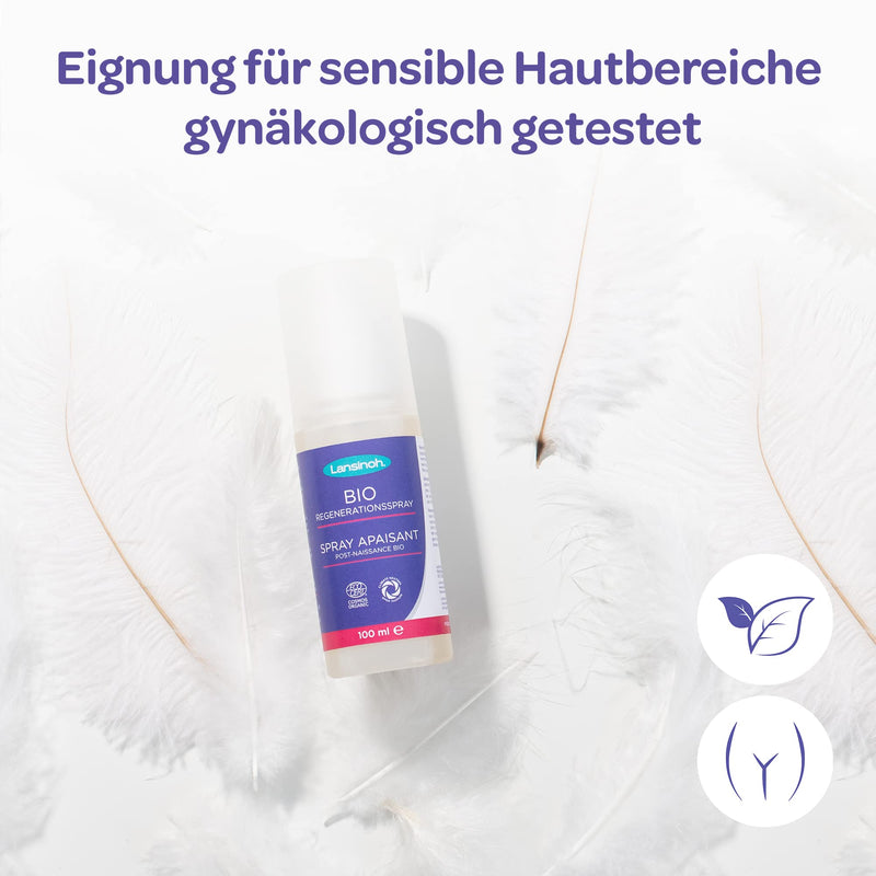 Lansinoh BIO regeneration spray soothes the sensitive perineal area in the postpartum period - cooling & nourishing, 100 ml, 68230, 100 ml (pack of 1) - NewNest Australia