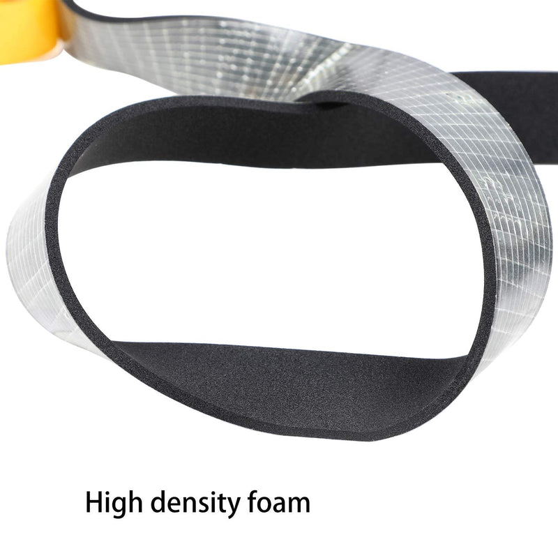 Yotache Adhesive Weather Stripping 2 Rolls 1" W X 1/8" T, Neoprene Foam Weatherstrip Tape for Automotive, 33 Ft Length (2 X 16.5 Ft Each) 1" x 1/8" x 33' - NewNest Australia