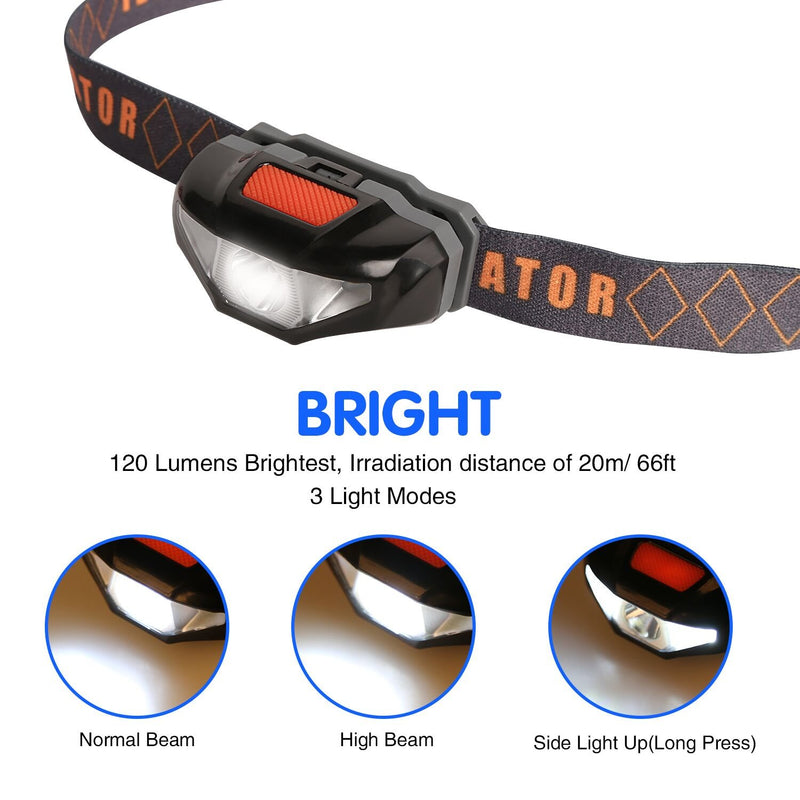 LED Headlamp Flashlight with Carrying Case, COSOOS Head Lamp,Waterproof Running Headlamp,Bright Headlight for Adults,Kids,Camping,Jogging,Reading,Runner,Only 1.6oz/48g(NO AA Battery) - NewNest Australia